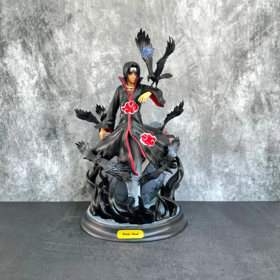 Itachi Uchiha Amaterasu Flames Naruto Action Figure