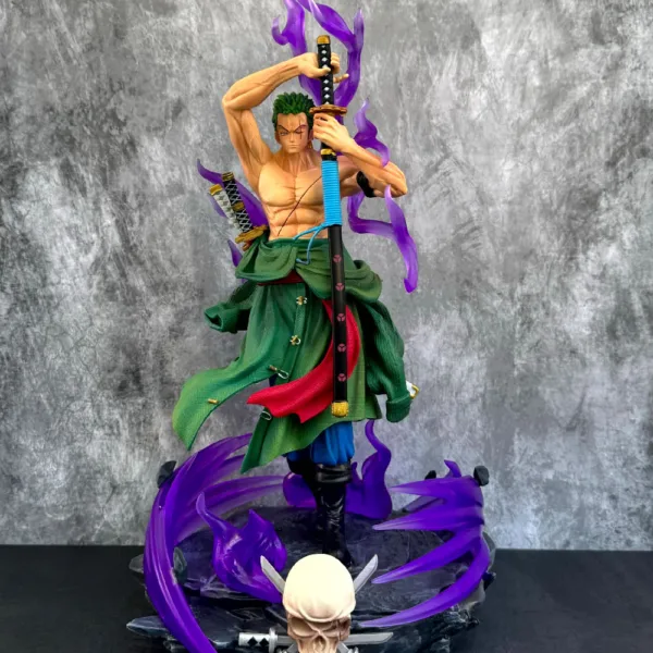 Roronoa Zoro Enma Haki Skull Base One Piece Action Figure