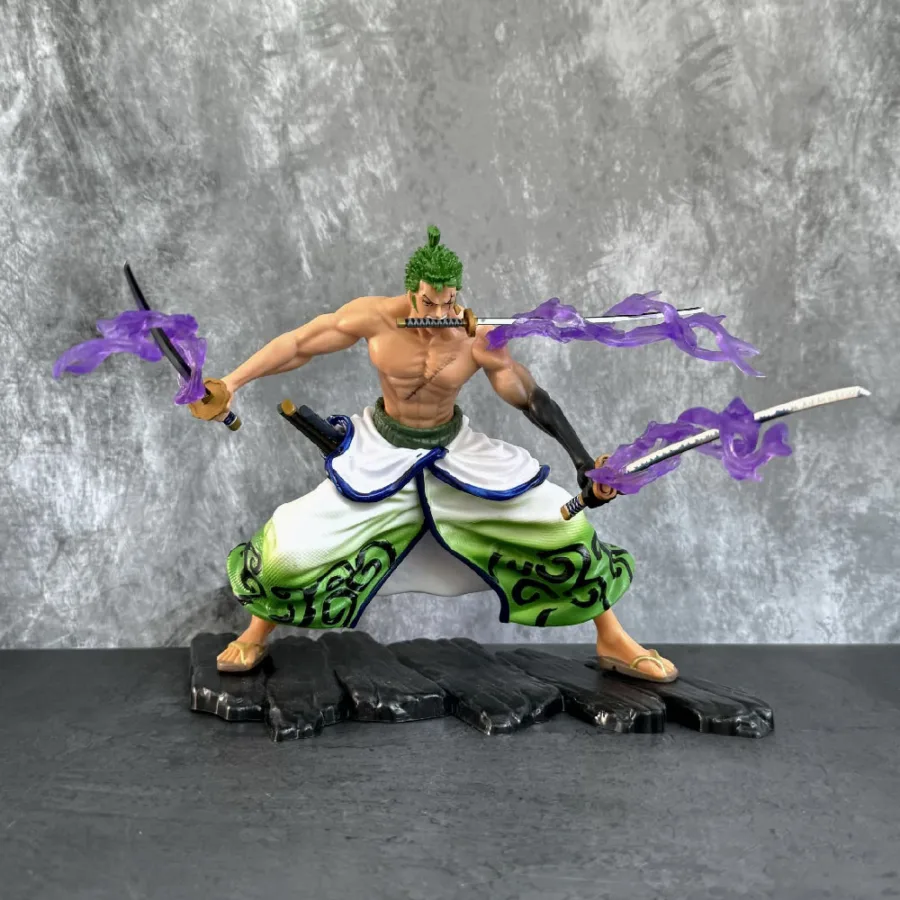 Roronoa Zoro 3 Sword Style Haki One Piece Action Figure