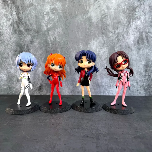 Neon Genesis Evangelion Megahead Set of 4 Action Figure