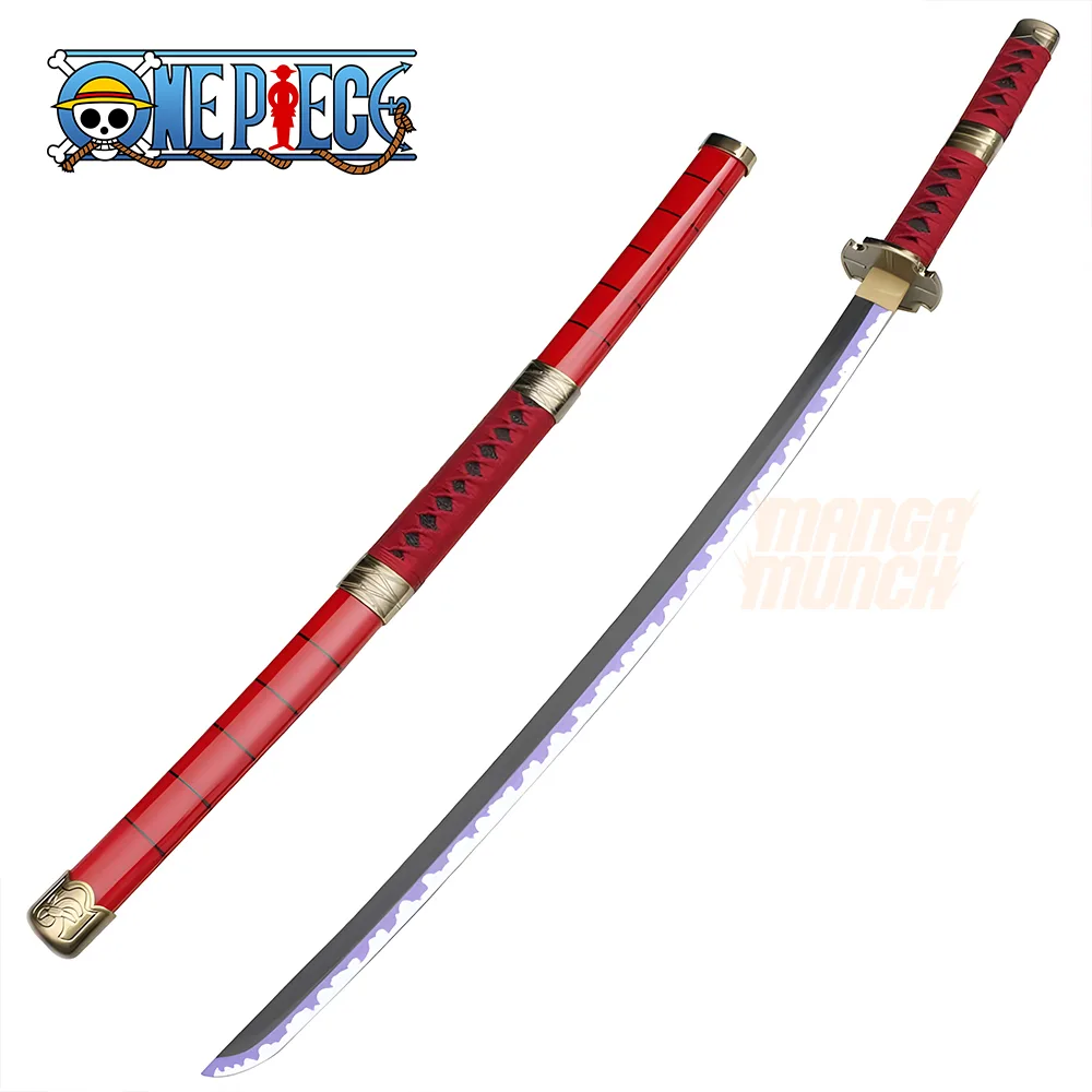 Roronoa Zoro Sandai Kitetsu Katana Sword Wooden One Piece MangaMunch Roronoa Zoro Sandai Kitetsu Katana Sword Wooden One Piece MangaMunch