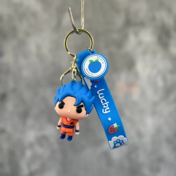 Goku Super Saiyan Blue Dragon Ball Keychain