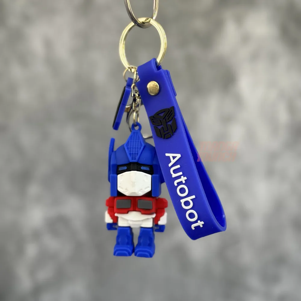 Transformers action figure keychain