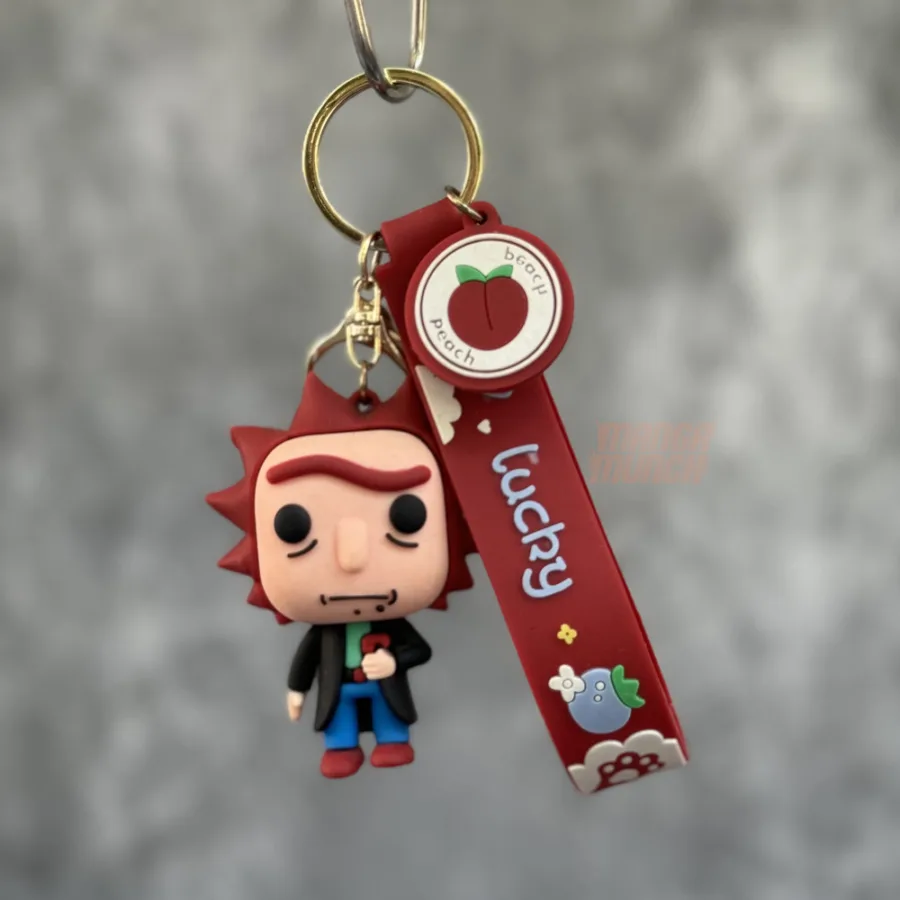 Rick and Morty keychain