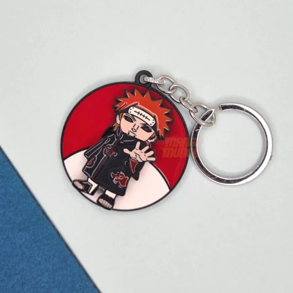 Pain Metal Spinning Keychain Naruto