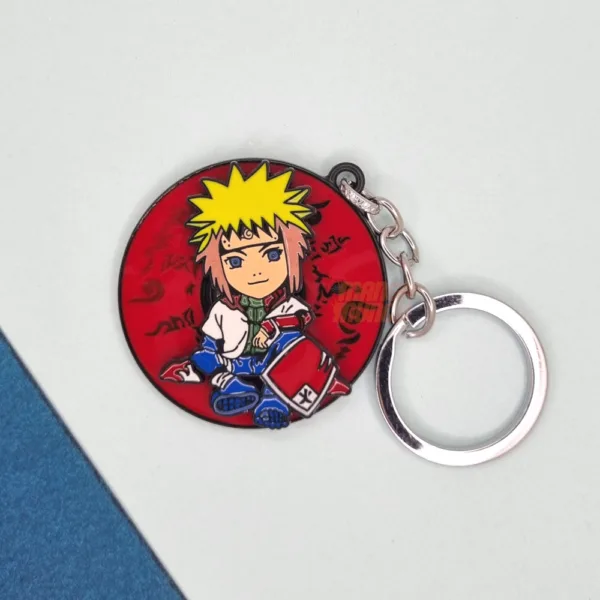 Minato Metal Spinning Keychain Naruto