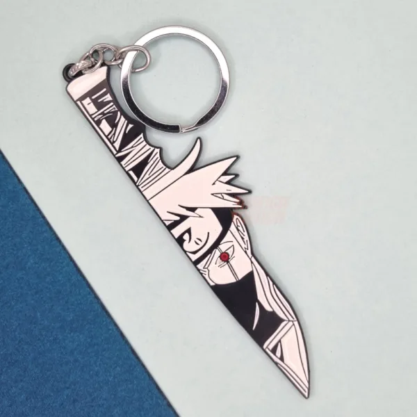 Kakashi Knife Metal Keychain Naruto