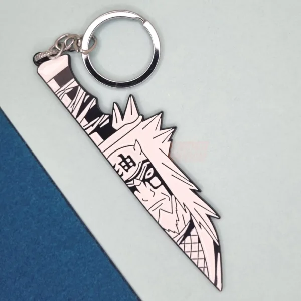 Jiraiya Knife Metal Keychain Naruto