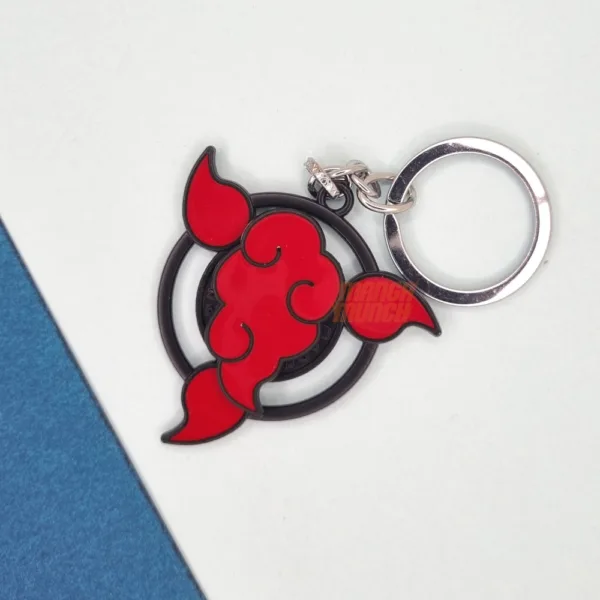 Akatsuki Cloud Metal Spinning Keychain Naruto