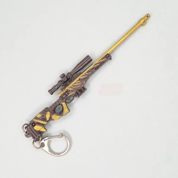 PUBG AWM Gun Metal Keychain