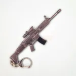 PUBG Scar L Gun Metal Keychain