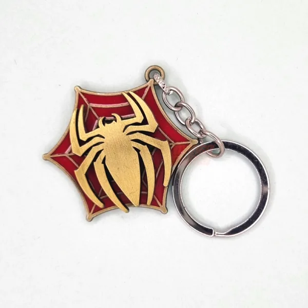 Spider Man Spinning Keychain Marvel